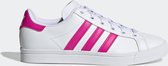 adidas COAST STAR J Kids Sneakers - Ftwr White/Shock Pink/Ftwr White - Maat 38 2/3