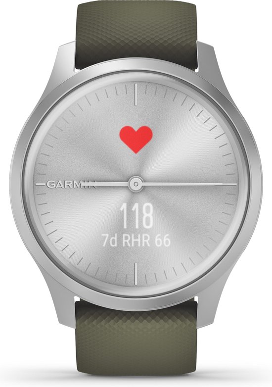 Garmin Vivomove Style Smartwatch dames 42 mm Zilver