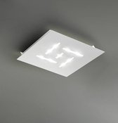 PATTERN Plafondlamp LED 1x19W/1700lm Wit