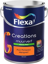 Flexa Creations Muurverf - Extra Mat - Mengkleuren Collectie - Puur Pompoen  - 5 liter