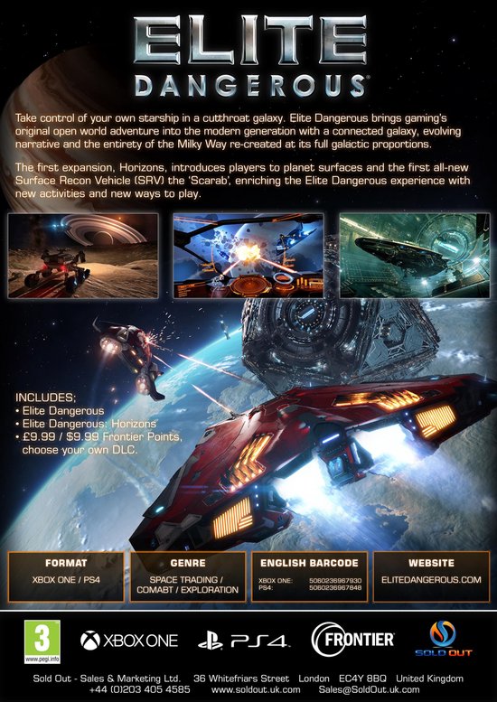 Elite Dangerous: The Legendary Edition - PlayStation 4