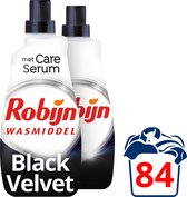 Robijn Klein & Krachtig Black Velvet Vloeibaar Wasmiddel - 2 x 42 wasbeurten - Voordeelverpakking