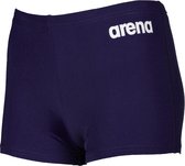 Arena Boys Solid Kinder Sportzwembroek - Navy/White - Maat 164