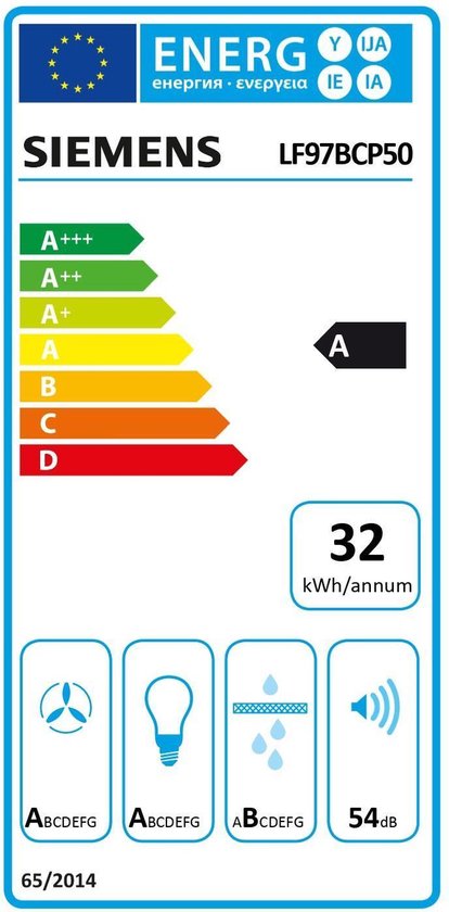 Siemens lf97bcp50 iq500 Hotte îlot 90 cm en acier inoxydable