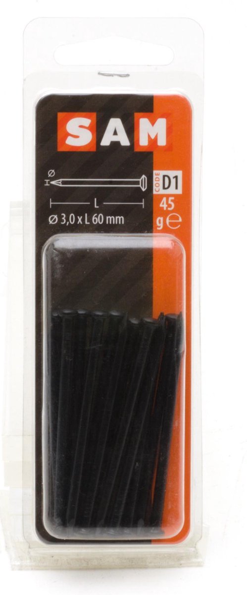 SAM Staalnagel bolverzonken kop ca.45 gram 815174 D1