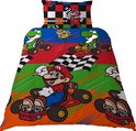 Super Mario Champs - Dekbedovertrek - Eenpersoons - 135 x 200 cm - Multi