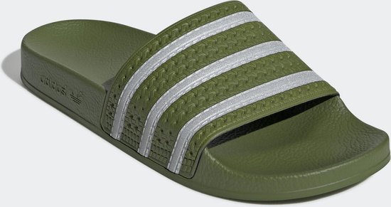 adidas slippers groen