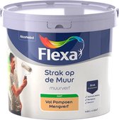 Flexa - Strak op de muur - Muurverf - Mengcollectie - Vol Pompoen - 5 Liter