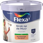 Flexa - Strak op de muur - Muurverf - Mengcollectie - Vol Klaproos - 5 Liter