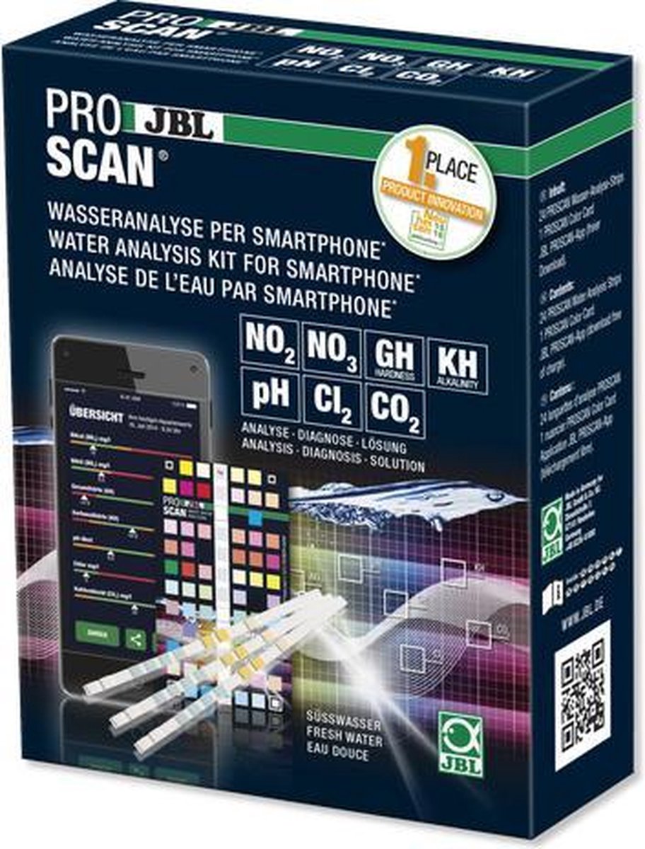 JBL ProScan - Waterwaarden Testset - Wateranalyse Smartphone