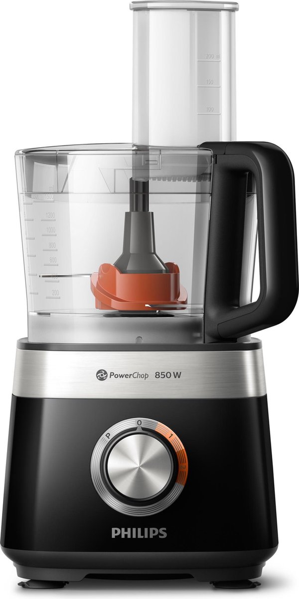 Philips Viva HR7530/10 – Foodprocessor – Zwart/RVS