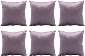 Baytex Sierkussen Velvet Paars - 6 Stuks