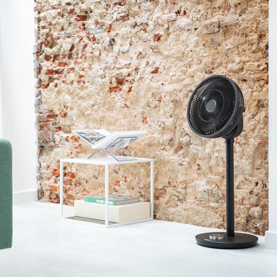 Whisper Flex Smart Ventilator Zwart - Fluisterstil - WiFi en App - 26 standen - Energiezuinig