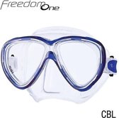 TUSA Snorkelmasker Duikbril Freedom One - M-211-CBL - transparant/donkerblauw
