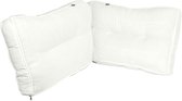 Kopu® Prisma Hoek Loungekussenset rugkussens 60 x 40 cm - Ivory