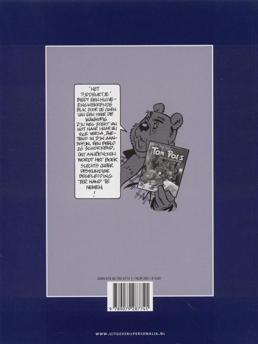 Tom Poes - Tom Poes en het tijddeurtje - back cover