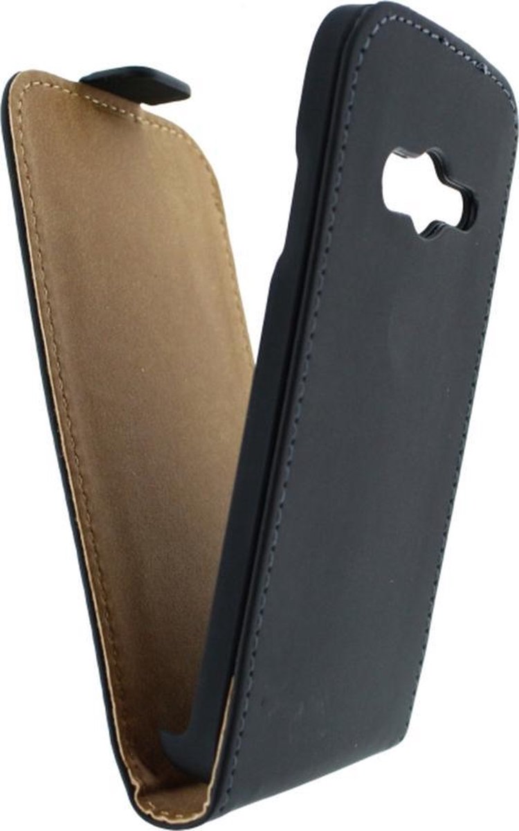 Mobilize - Mobilize Samsung Ultra Slim Flip Zwart Ace4 - 30 Dagen Niet Goed Geld Terug