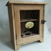 MadDeco - eierrek - houten - kastje