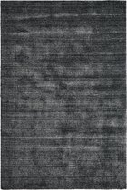 Handgeweven vloerkleed Wellington - Wol - Antraciet - 80x150 cm