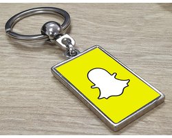 Snapchat - Sleutelhanger - Cadeau - Verjaardag - Kerst - Kado - Valentijn