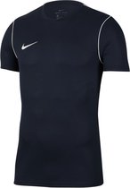 Nike Park 20 SS Sportshirt - Maat 140 - Unisex - navy/wit