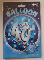 Folieballon 40 jaar