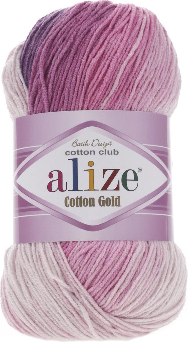 Alize Cotton Gold Batik 3302 Pakket 5 x 100 Gram