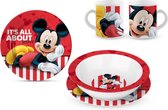 Mickey Mouse ontbijtset servies ( keramiek ) bord /diep bord /beker