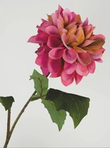 Silk-ka Kunstbloem Dahlia Tak Beauty 59 cm Voordeelaanbod van 2 stuks