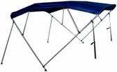 4 Boogs Biminitop Zonnetent PREMIUM H137 cm BLAUW Breedte 231-243 cm