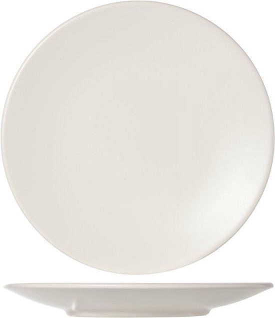 desinfecteren compleet Weven Cosy&Trendy set van 4 platte borden 25cm, creme kleur dinnerborden | bol.com