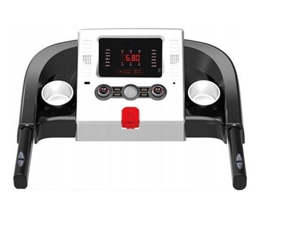 Loopband Inklapbaar 12 km/u met Hartslagmeting Zwart/Zilver - Loopband - €279,19