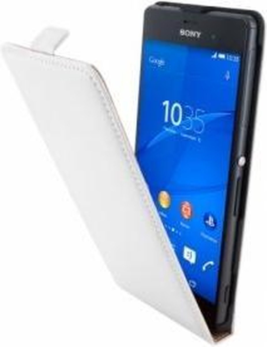 Mobiparts Premium Flip Case geschikt voor Sony Xperia Z3 - White