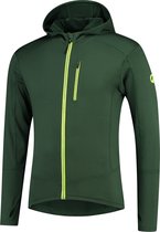 Rogelli Hooded Vest Matrix Groen/Zwart/Fluor  XL