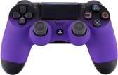 PS4, Wireless Dualshock 4 Controller V2 - Soft Grip Shadow Purple Custom