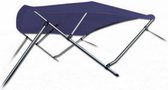 3 Boog Biminitop Zonnetent PREMIUM H91 cm BLAUW Breedte 231-243 cm