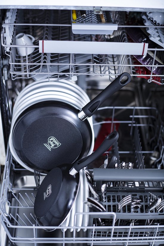 GreenChef Diamond wokpan 28cm - zwart - inductie - PFAS-vrij