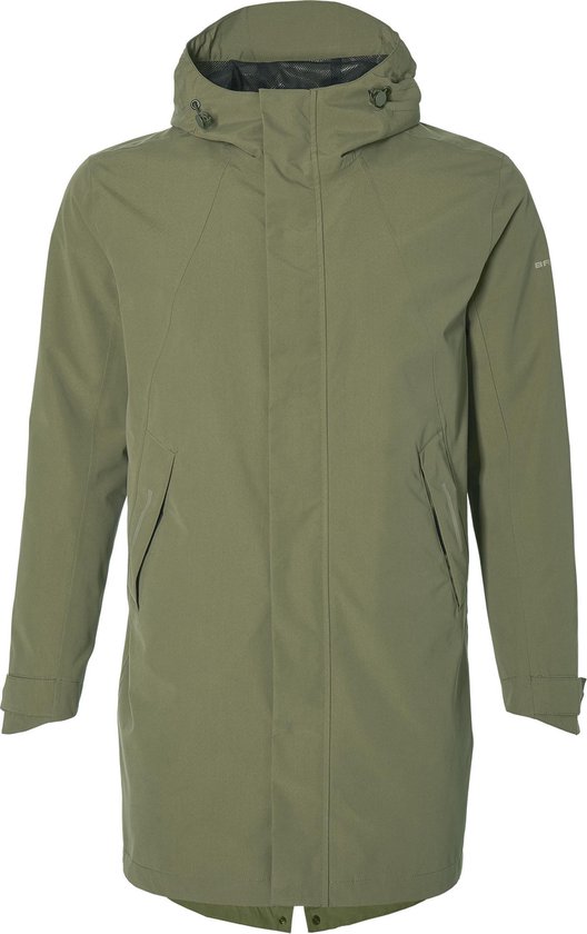 Basil Mosse Heren Regenjas - Olive Green - Maat S
