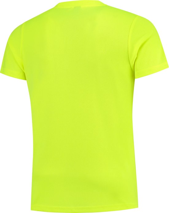 Rogelli Promo Hardloopshirt Heren - Korte Mouwen - Fluorgeel - XL