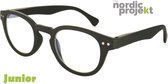 Nordic Projekt NPSJ JUNIOR Computerbril met blauw licht filter +0,00 Zwart