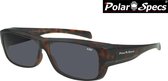 Polar Specs® Overzet Zonnebril PS5051 – Tortoise Bruin – Polariserend Zwart – Medium