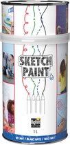 Whiteboardverf SketchPaint - wit mat - 1L (6-8 m2) - Super kwaliteit