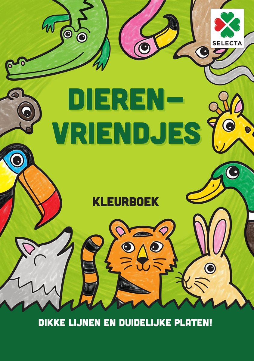 Dierenvriendjes - Kleurboek - Selecta