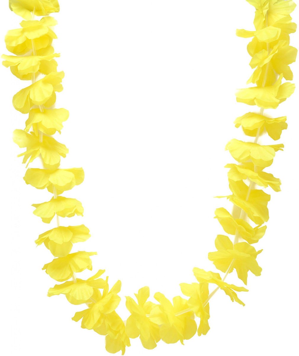 Vegaoo - Gele Hawaii ketting