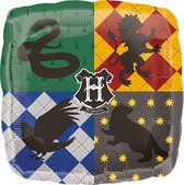 AMSCAN - Aluminium Harry Potter Zweinstein huizen ballon - Decoratie > Ballonnen