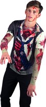 "Zombie shirt voor volwassen - Verkleedkleding - Medium"