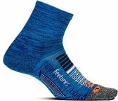 Feetures Elite Light Cushion Quarter - Donkerblauw - Hardloopsokken - Sportsokken - Small - 34/37