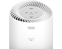 Teesa Luchtreiniger Pure Life P500 – HEPA Filter & Koolstoffilter – Luchtzuiveraar voor Slaapkamer, Woonkamer of Kantoor – Verwijdert Allergenen, Fijnstof, Geuren & Rook – Stil en Efficiënt