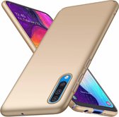Ultra thin case Samsung Galaxy A50 - goud + glazen screen protector