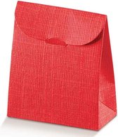 Cadeau verpakking cadeaudoosjes, 170x70x235mm ROOD (25 stuks)